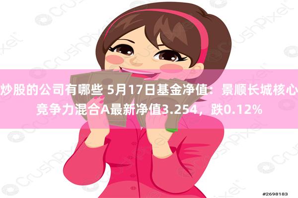 炒股的公司有哪些 5月17日基金净值：景顺长城核心竞争力混合A最新净值3.254，跌0.12%