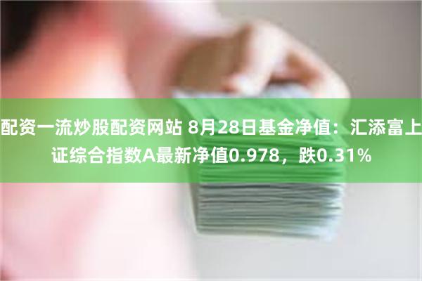 配资一流炒股配资网站 8月28日基金净值：汇添富上证综合指数A最新净值0.978，跌0.31%