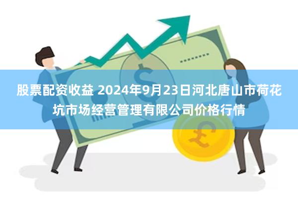 股票配资收益 2024年9月23日河北唐山市荷花坑市场经营管理有限公司价格行情