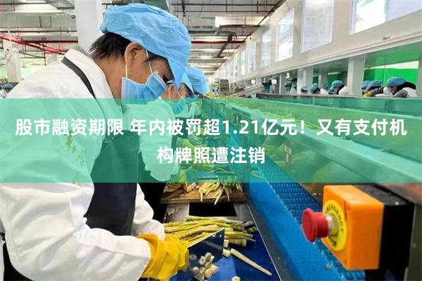 股市融资期限 年内被罚超1.21亿元！又有支付机构牌照遭注销