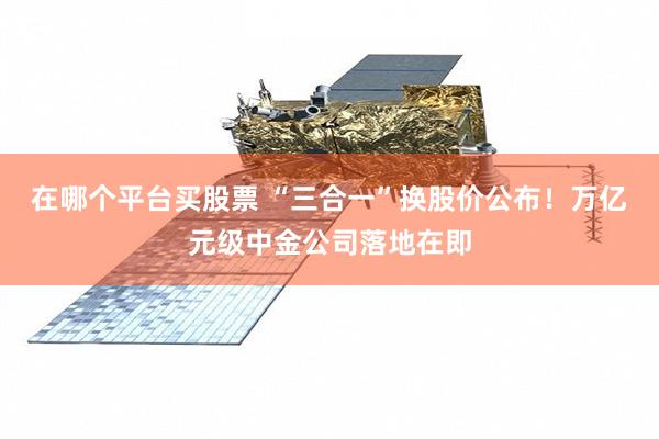 在哪个平台买股票 “三合一”换股价公布！万亿元级中金公司落地在即