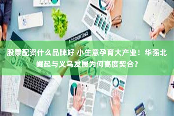 股票配资什么品牌好 小生意孕育大产业！华强北崛起与义乌发展为何高度契合？
