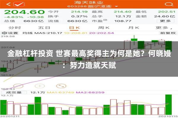 金融杠杆投资 世赛最高奖得主为何是她？何晓嫚：努力造就天赋